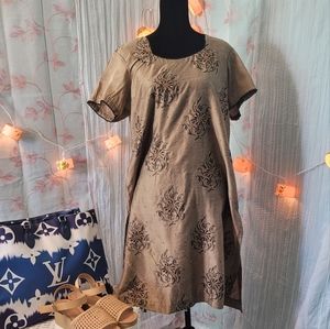 B💛eaded SHirt Dress szL💛